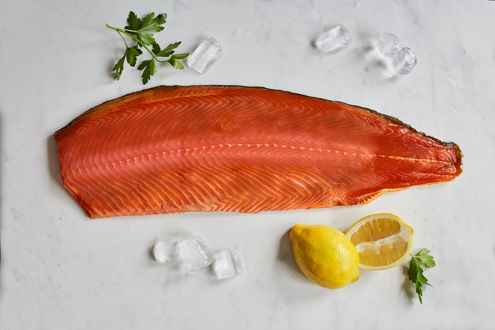 Christmas PGI Status London Cure Smoked Salmon Whole Fillet (trimmed)